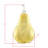 Martarius Pear Decorative Accent Glass Tabletop Sculpture Figure-378056315
