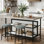 Ensemble d'îlot de cuisine en fer 47,24 "Grondin
