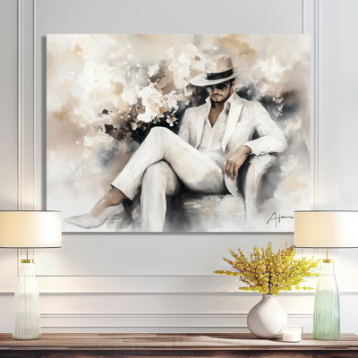 The Gentleman Musician Lover I - People, impression sur métal
