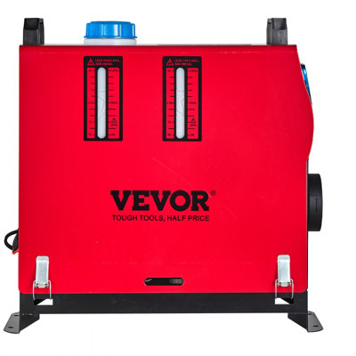 5KW Diesel Air Heater All in One 1 Air Outlet Diesel Heater 12V Remote Control Parking Heater Silencer with Blue LCD Switch for RV Trucks Bus and Trailer