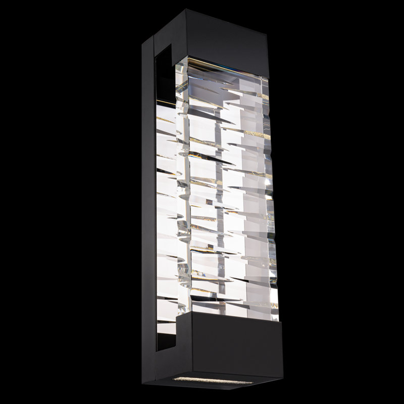 Labyrinth LED Outdoor Flush Mount, 32" H x 9" W x 8.5" D
