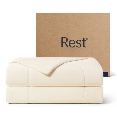 Édredon REST Evercool primé - Ultra doux, respirant, léger, hypoallergénique, édredon toutes saisons pour les dormeurs chauds, lavable à la machine