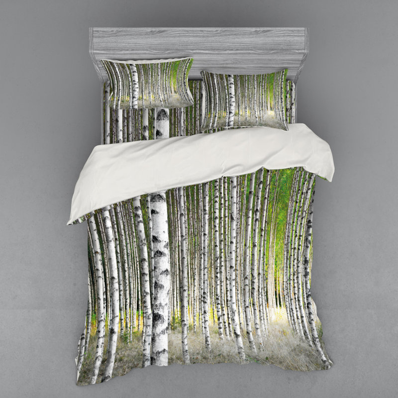 Rustic Polyester Duvet Cover, Queen Duvet Cover + 3 Additional Pieces