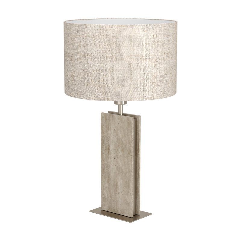 Steel Novelty Lamp, Brown, Clear