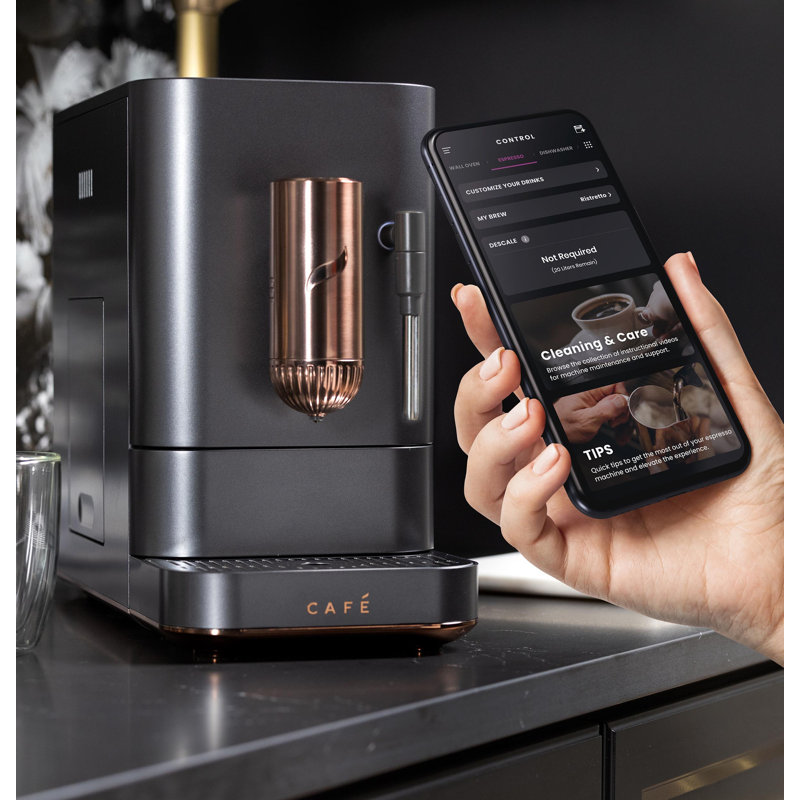 Café AFFETTO Automatic Espresso Machine + Frother, Matte Black