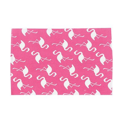 Ponderosa Beachy Flamingo Cotton Placemat