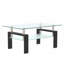 Table basse rectangulaire en verre transparent-82705777