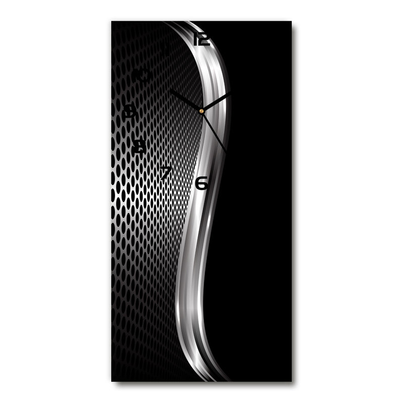 Jarlfrid Glass Wall Clock, Black
