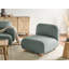 Taminka 1 Seater Fabric Seating Component