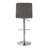 Lowther Paddy Performance Vegan Leather on Silver Adjustable Stool-767470686