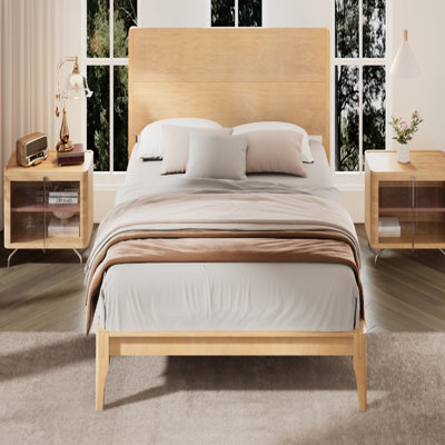 Lit standard en bois massif