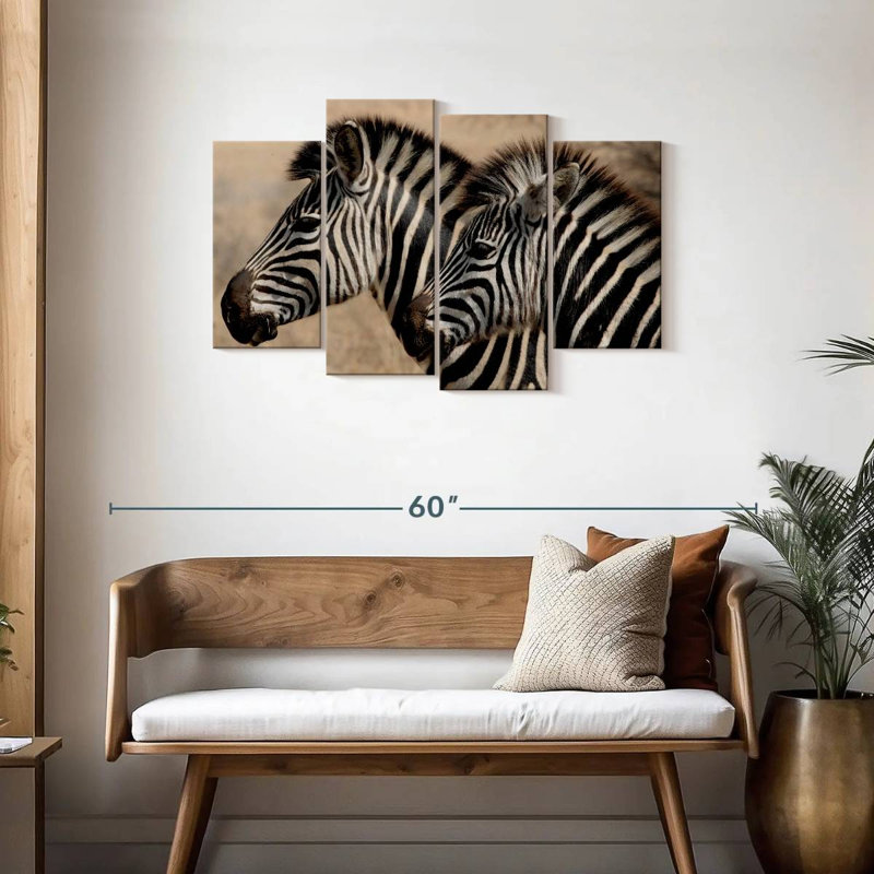 Zebra Friends, H 27 po x l 43 po