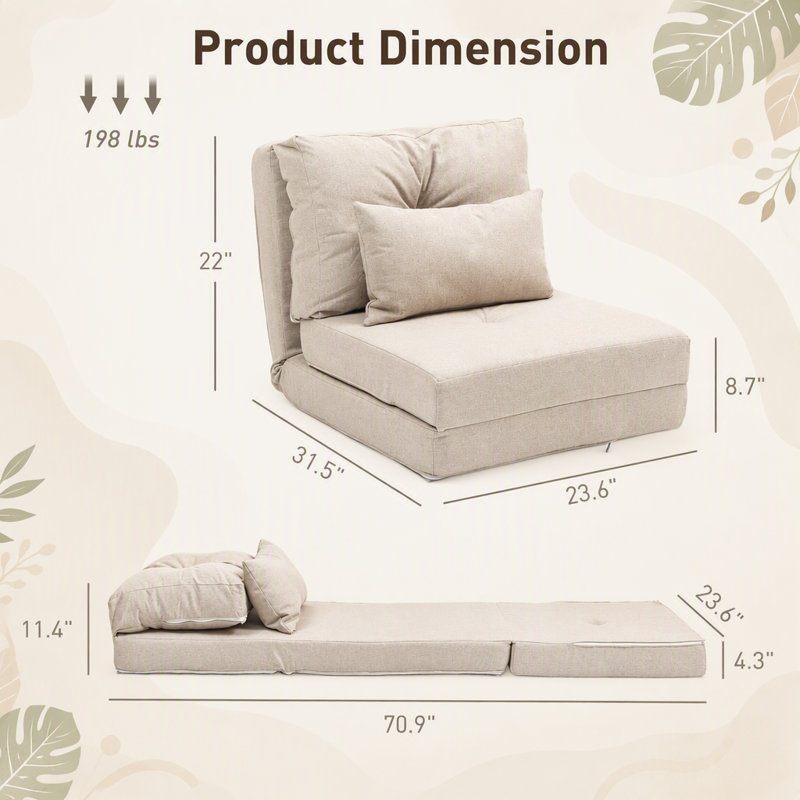 Chaise d'appoint polyvalente capitonnée avec des pieds robustes pour diverses pièces