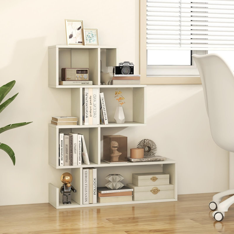 100cm H x 80cm W Standard Bookcase, White