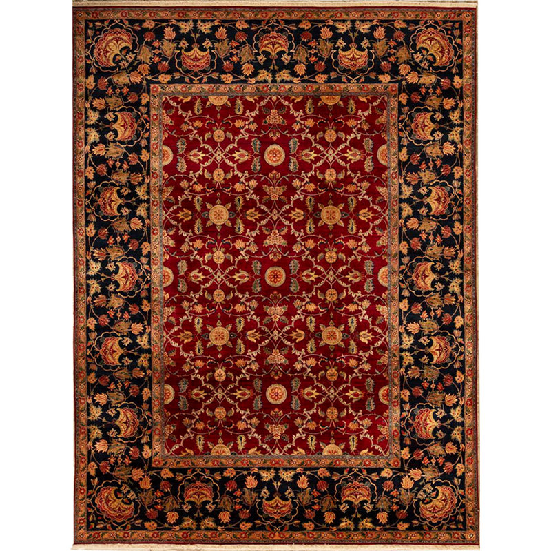 Wool Floral Area Rug