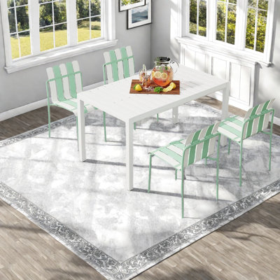 Dining Table Sets(must Include Both Table And Chair), Pp Metal Modern Indoor Outdoor