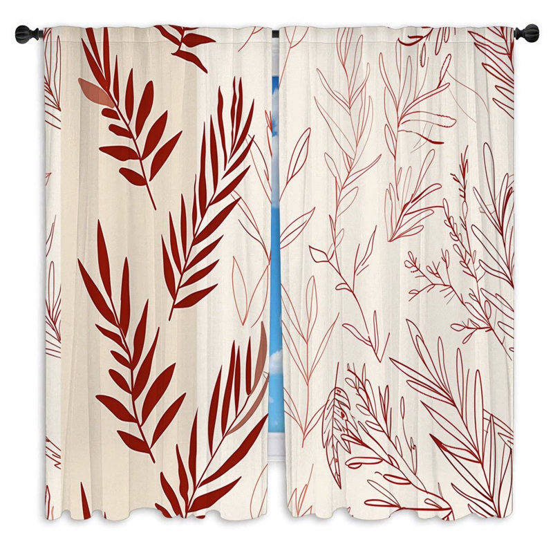Paire de rideaux obscurcissant Sunna, L 20 po x L 52 po