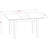 3 Piece Kitchen Table & Chairs Set Contains a Rectangle Dining Table with Butterfly Leaf and 2 Dining Room Chairs, Mahogany