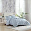 Ensemble d'édredon réversible Laura Ashley Quartet Blue-105782789