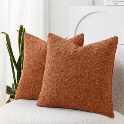 Housses de coussin texturées