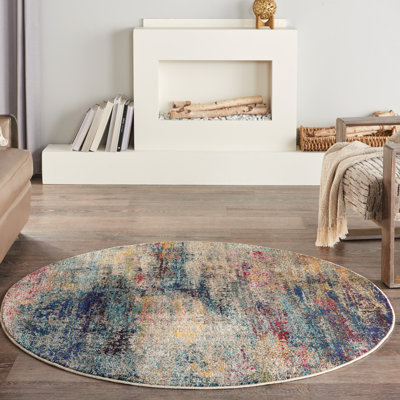 Tapis bleu Armelia
