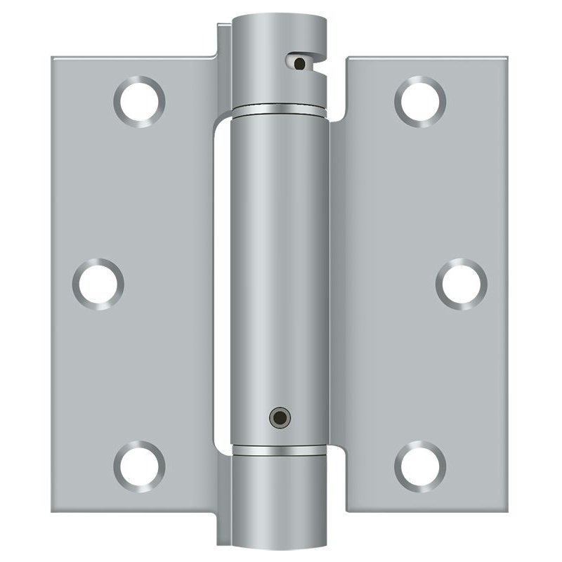 64'' x 64'' Steel Surface Mount Hinge, Brushed Chrome