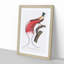 Red Bird of Paradise by Jacques Barraband - Picture Frame Painting Print-55597964-55597962