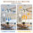 Eustolio 52'' Chrome Modern Ceiling Fan with Light and Remote, Reversible DC Motor, Dimmable LED Light-1423393912
