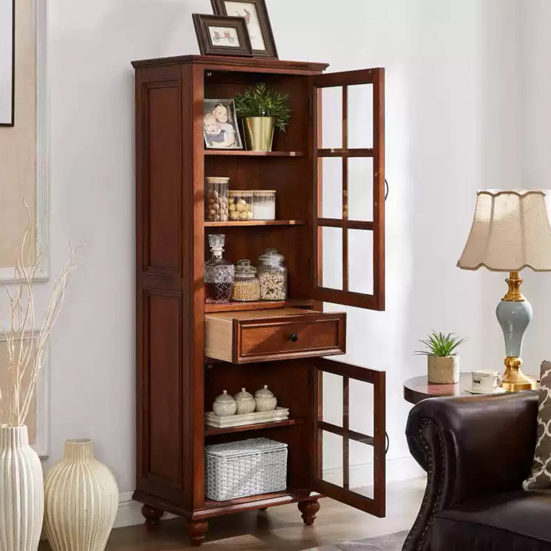 Modern cherry Solid Wood Display Stand