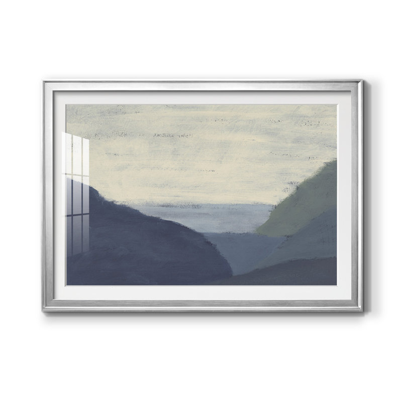" Muted Coast ", Silver, 36.5" W x 26.5" H