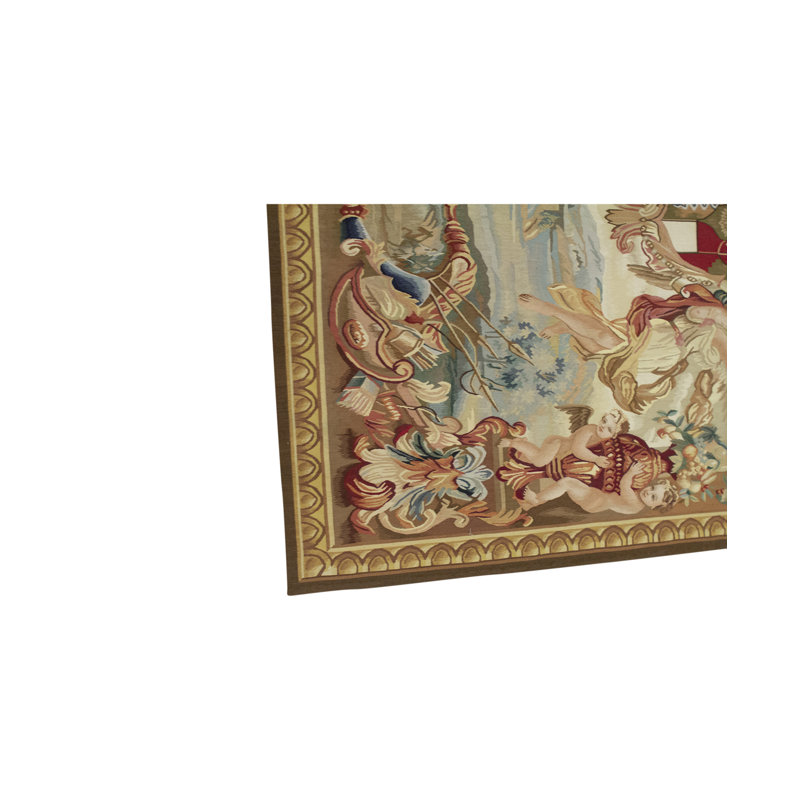 Tapis brun de haute qualité noué à la main