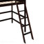 Lit mezzanine simple en bois massif avec échelle