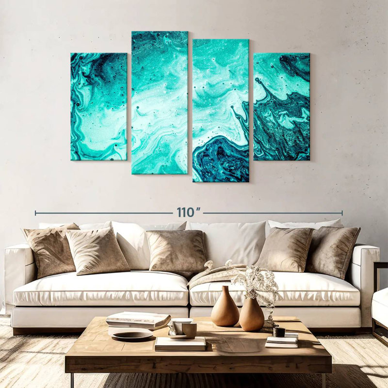 Abstract Aquamarine Luxury