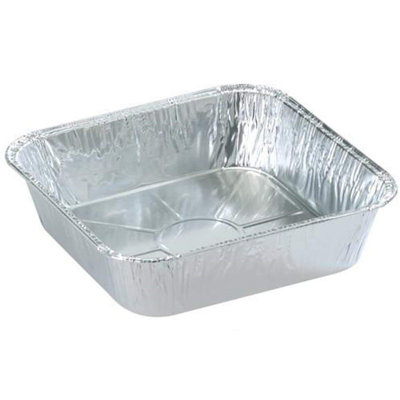 Disposable 9" Square Aluminum Cake Baking Pan for Baking Cakes, Brownies & Desserts