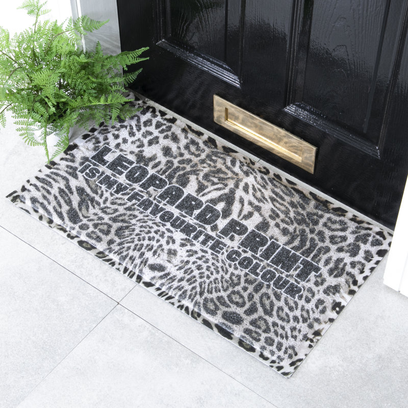 Eta Non-Slip Animal Print Indoor Doormat