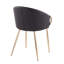 Chaise en métal et similicuir-125535863