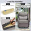 Ensemble de coussins d'extérieur Smishape de 2 coussins de siège profond de 6 pouces avec housse amovible, ensemble de coussins de remplacement pour chaise, canapé, causeuse-1033674695-1033674744