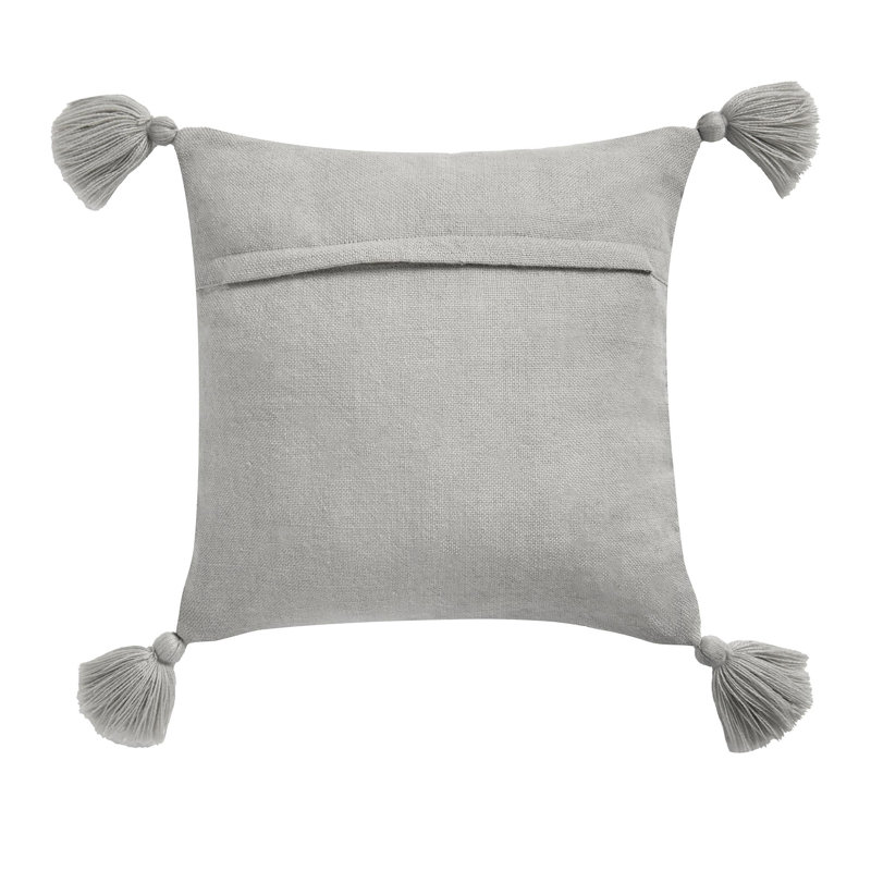 Paulden Indoor / Outdoor Square Throw Filled Cushion, Grey