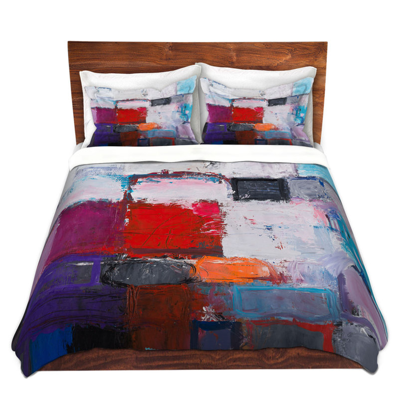 Abstract Duvet Cover, 1 Queen Duvet Cover + 2 Standard Shams