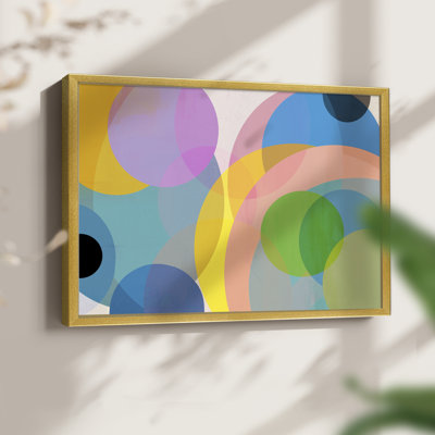 Circle Game Revise -Framed Print - Restickable