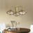 Blocton 3 - Light Geometric Chandelier