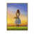Toile naturelle avec cadre flottant