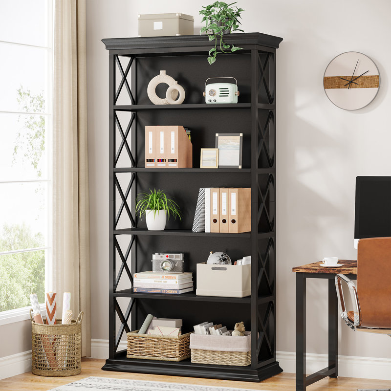 Glasford 70.8" Tall 5-Tier Bookcase | Storage & Display