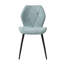 Miko 50cm H Velvet Upholstered Metal Side Chair-254413154