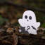 3 pièces décorations d'Halloween fantôme mignonnes pour l'intérieur, décorations effrayantes, enseigne de table décorative de plateau