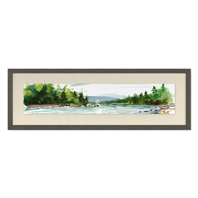 «Hoh River» par Van Hoang - Cadre photo unique, impression panoramique