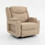 Fauteuil inclinable à bascule pivotant surdimensionné de 37,8 po avec chaleur et massage-922212331