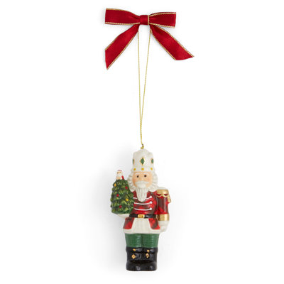 Ornement en forme de casse-noisette arbre de Noël 4 po Spode