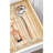 iDesign Linus Kitchen Drawer Organizer, 4" x 16" x 3", 2 Pack, Clear