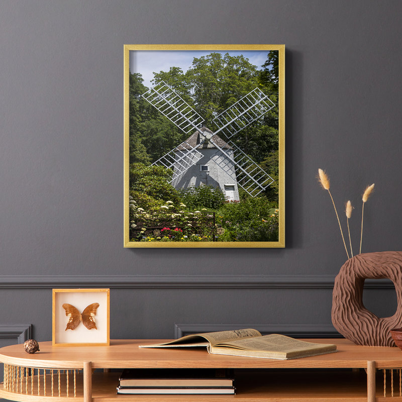 «Memories of Holland», reproduction encadrée - bois massif, Or, H 28 po x l 22 po